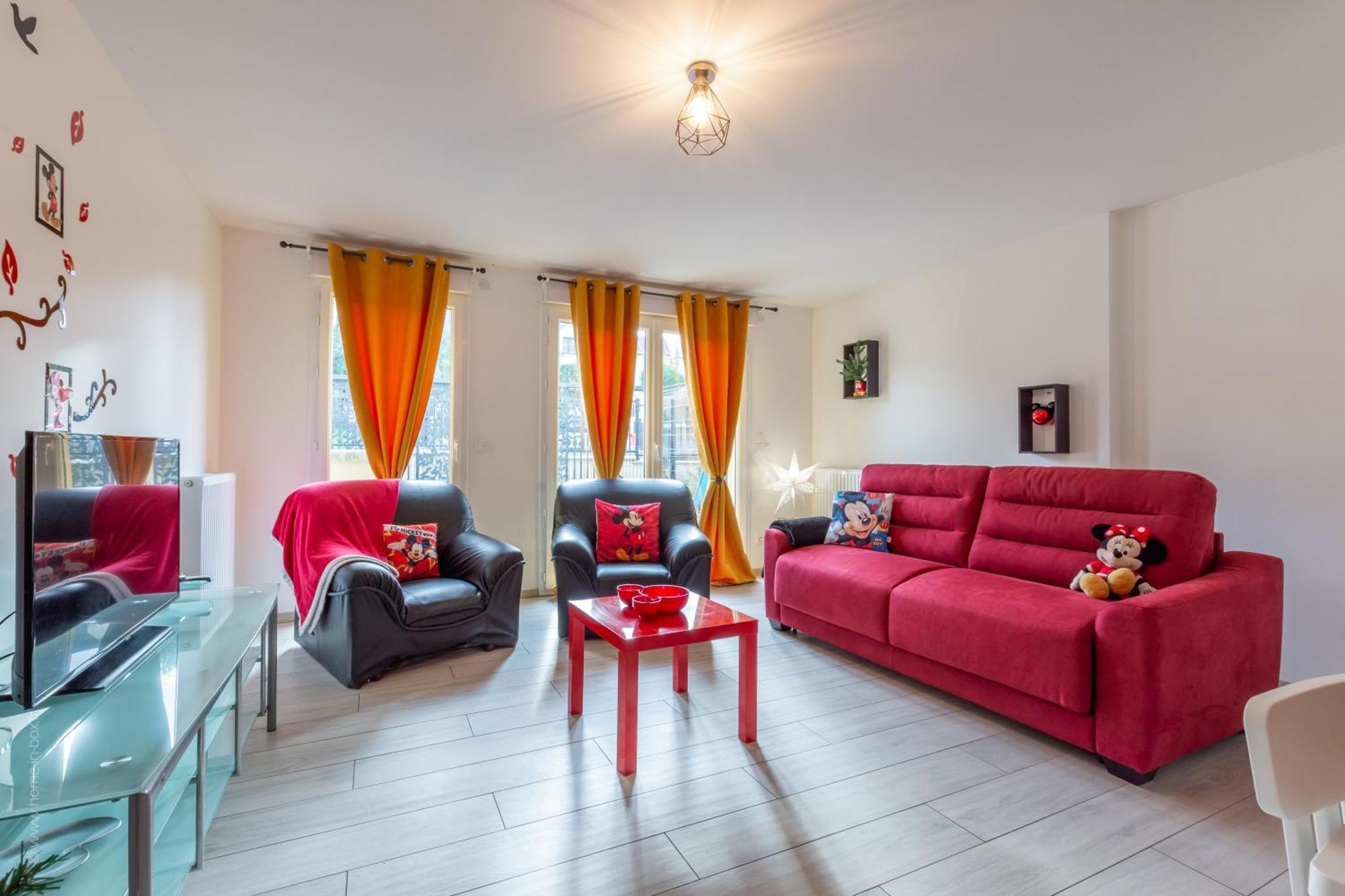 Bienvenue Chez Mickey ! Apartment Montevrain Luaran gambar